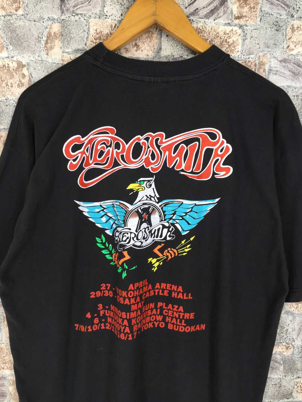 Aerosmith × Rock T Shirt × Rock Tees Vintage 90s … - image 9