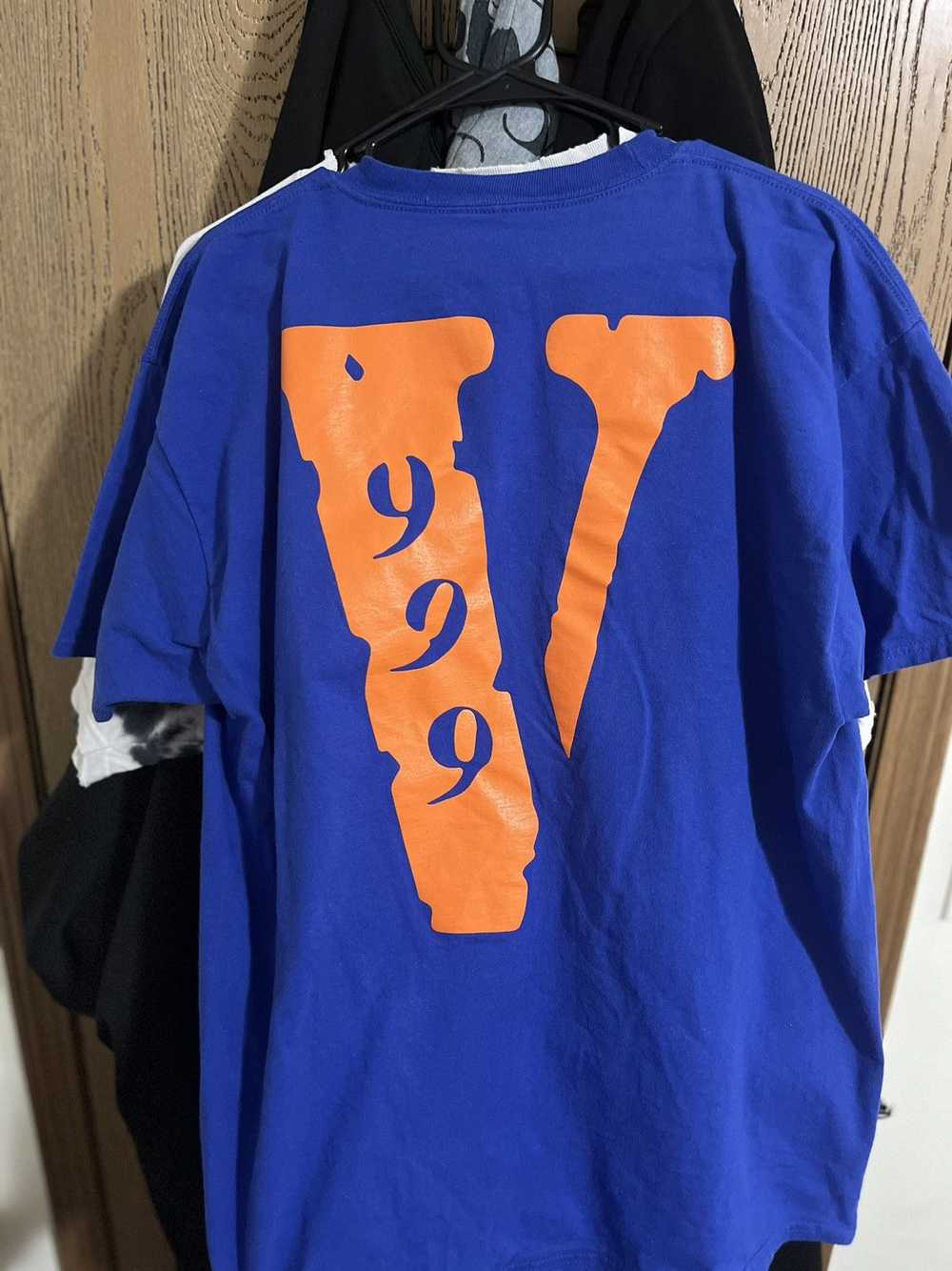 999 Club × Vlone Vlone Juice Wrld 999 Blue Tee Si… - image 2