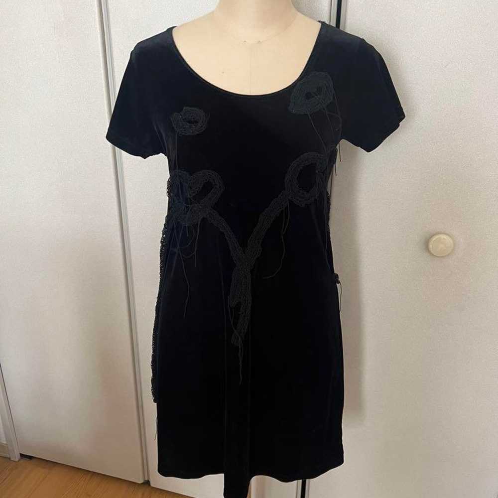 Black Velvet Dress - image 1