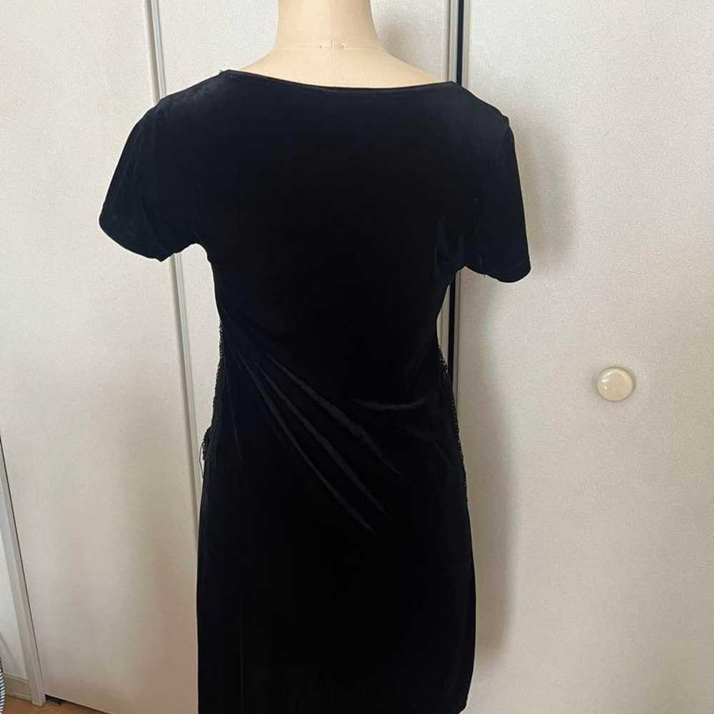 Black Velvet Dress - image 2