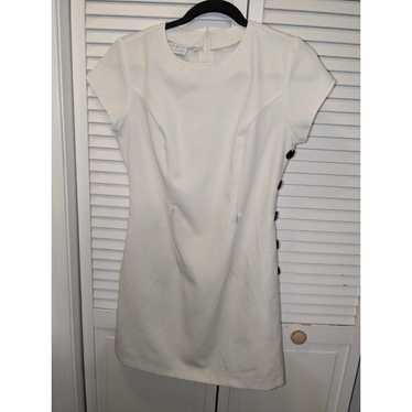 Vintage 90s Y2K XOXO Classy Ivory Short Sleeve Mi… - image 1