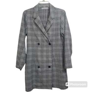 Abercrombie & Fitch Blazer Jacket Mini Dress Grey… - image 1