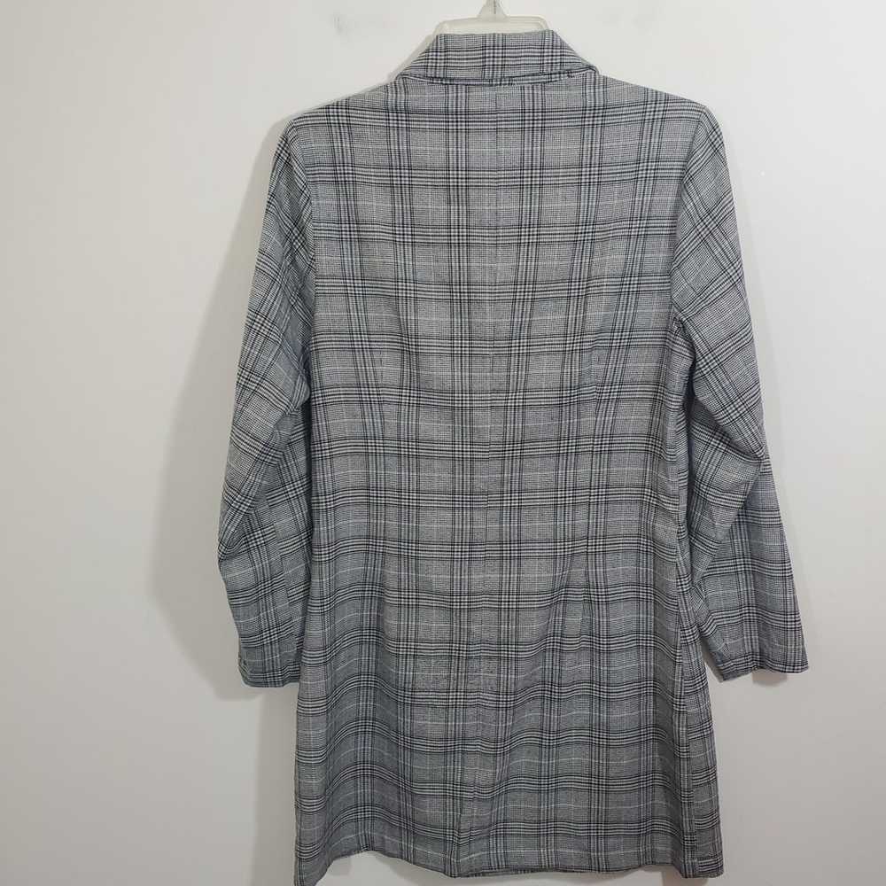 Abercrombie & Fitch Blazer Jacket Mini Dress Grey… - image 7