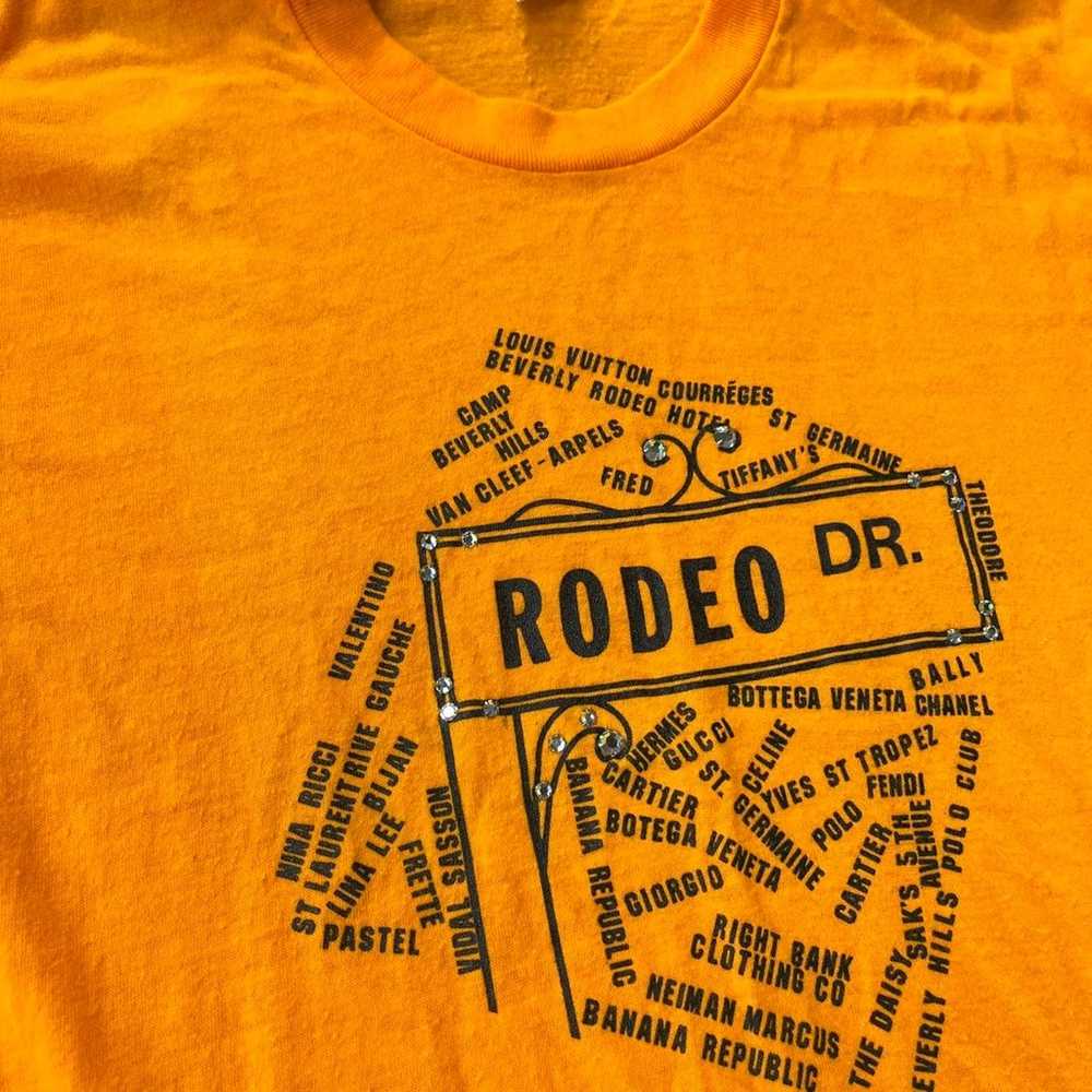 Vintage 70s 80s single stitched rodeo drive tee s… - image 2