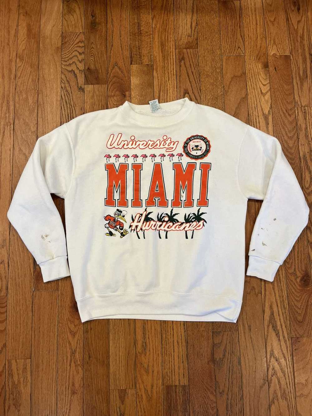 Vintage Vintage Retro University Miami Hurricanes… - image 1