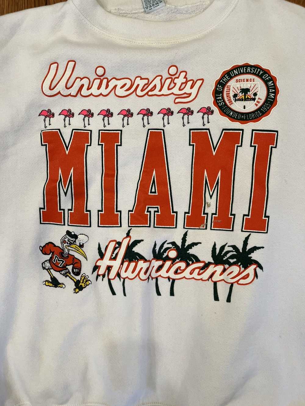 Vintage Vintage Retro University Miami Hurricanes… - image 2