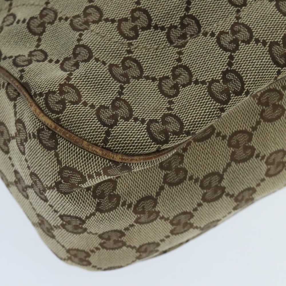 Gucci GUCCI GG Canvas Jackie Hand Bag Beige Auth … - image 12