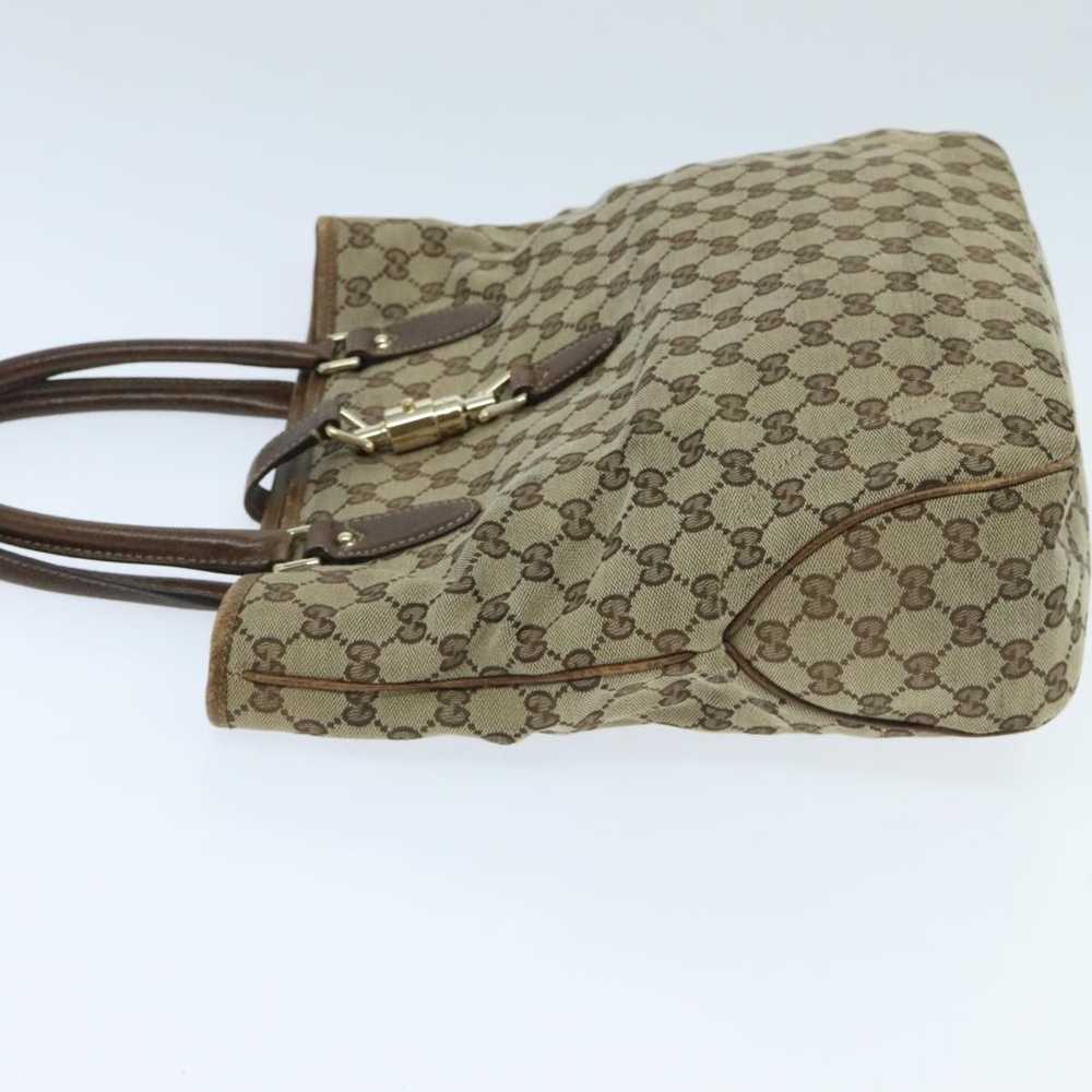 Gucci GUCCI GG Canvas Jackie Hand Bag Beige Auth … - image 5