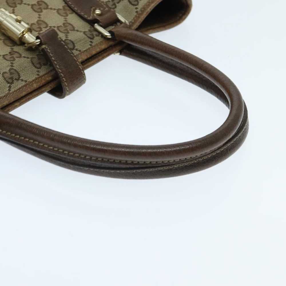 Gucci GUCCI GG Canvas Jackie Hand Bag Beige Auth … - image 7