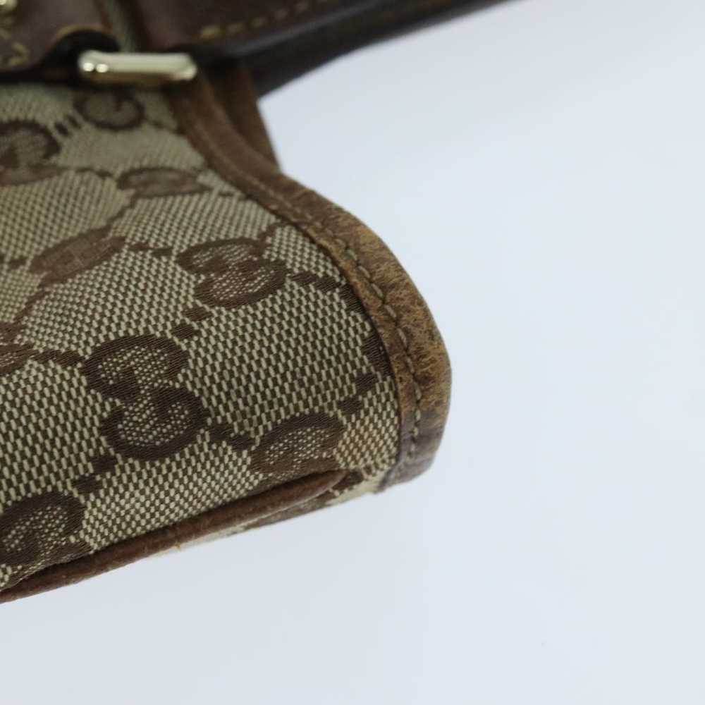 Gucci GUCCI GG Canvas Jackie Hand Bag Beige Auth … - image 9