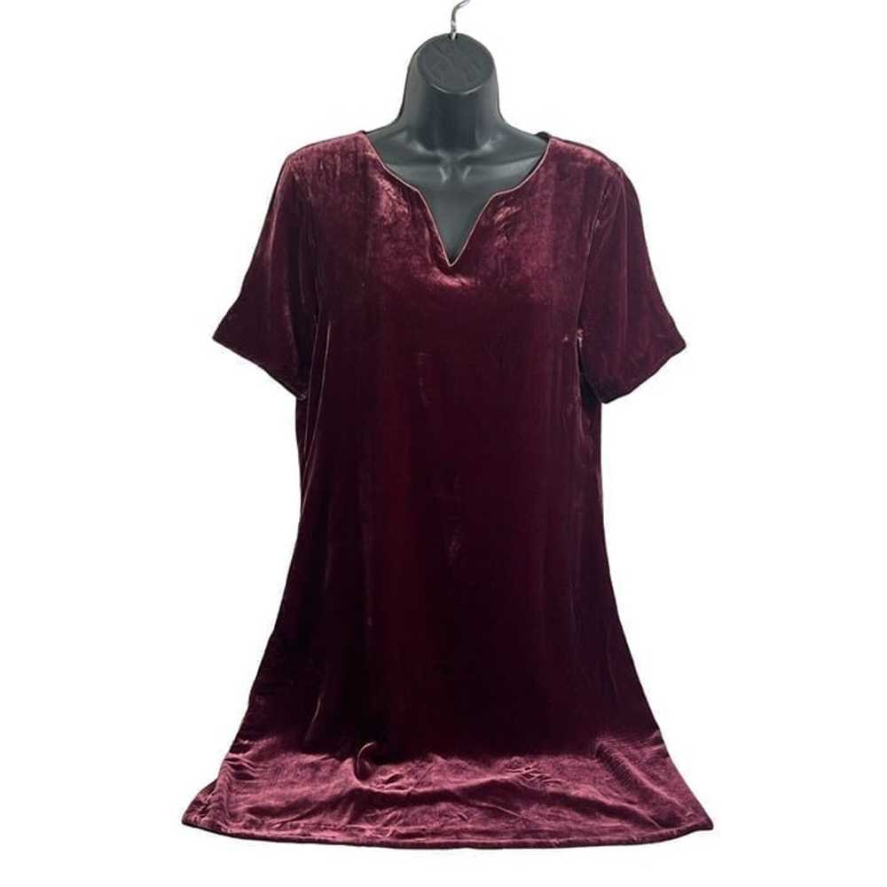 Sundance Dress Women’s S Burgundy Olivia Shift Sh… - image 1