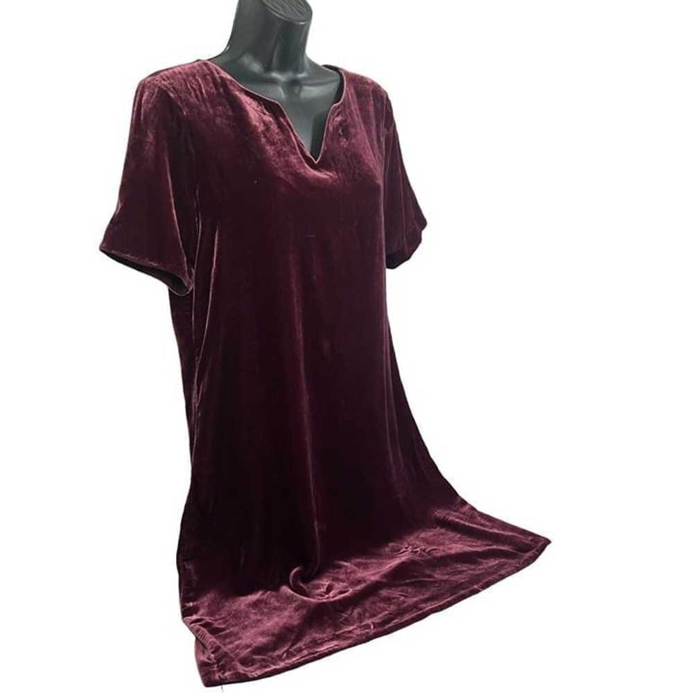 Sundance Dress Women’s S Burgundy Olivia Shift Sh… - image 2