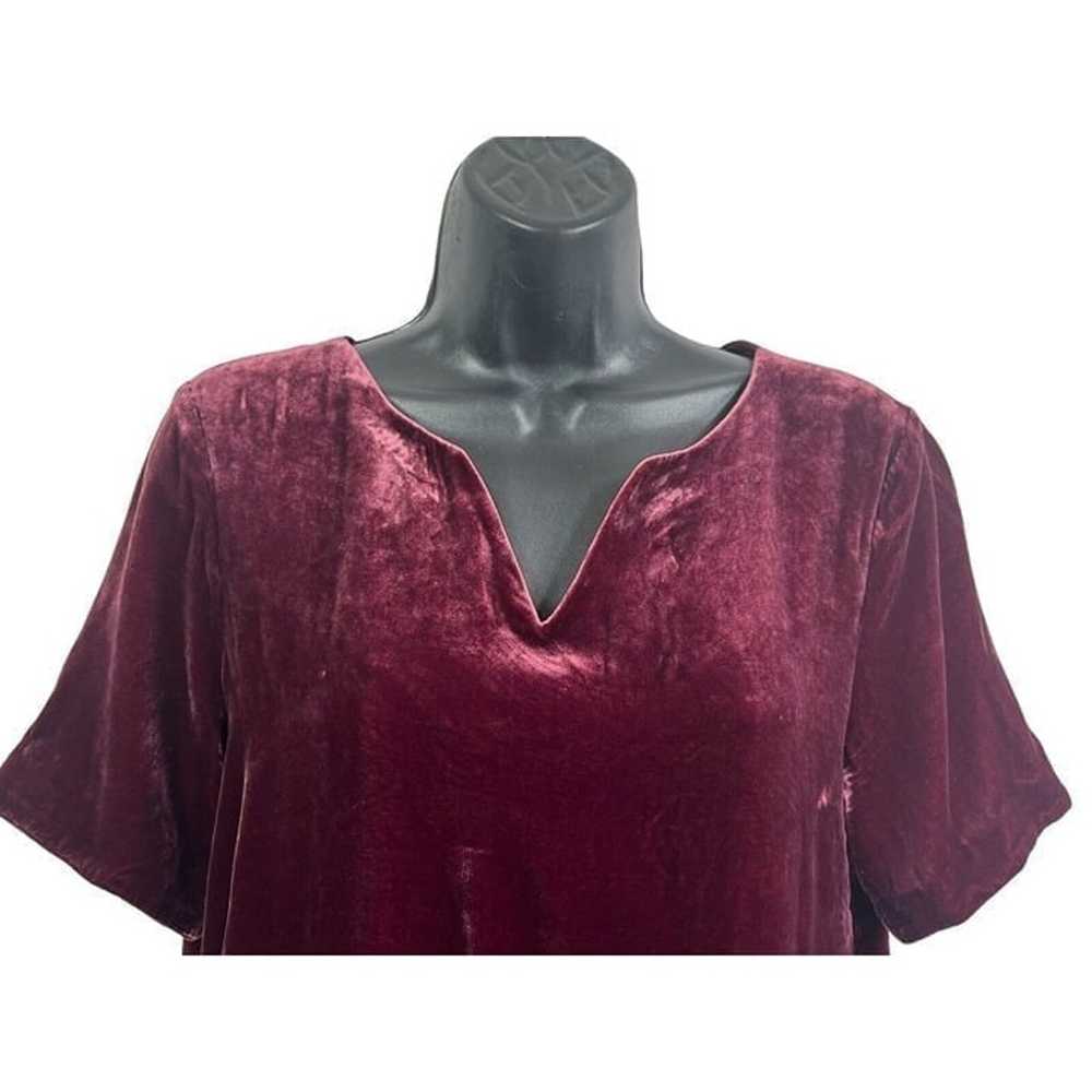 Sundance Dress Women’s S Burgundy Olivia Shift Sh… - image 6