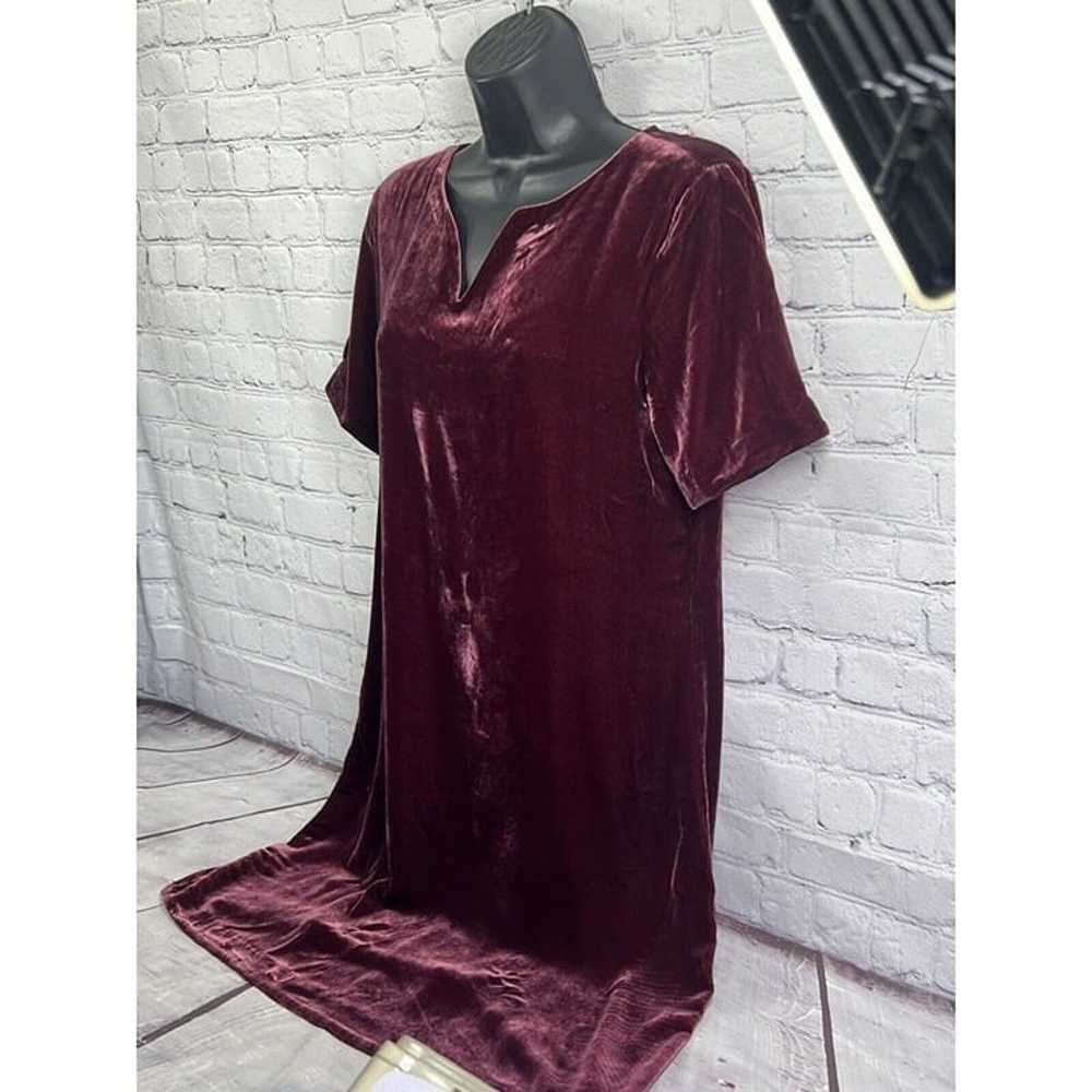 Sundance Dress Women’s S Burgundy Olivia Shift Sh… - image 9