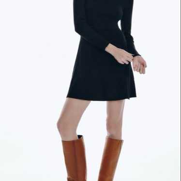 ZARA Skater Knit Dress Black