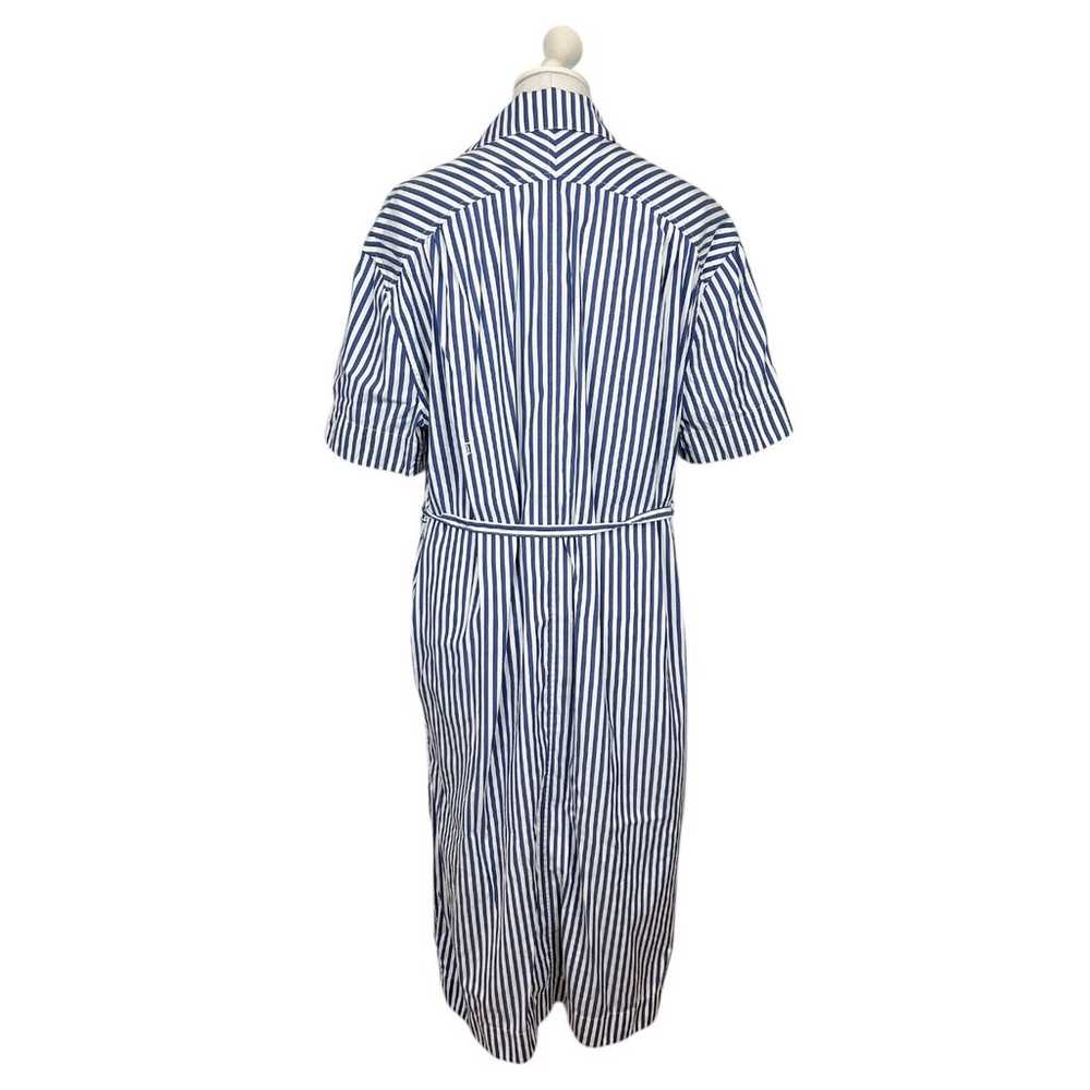 Kit & Ace Blue Stripe Maxi Shirt Dress M/L - image 4