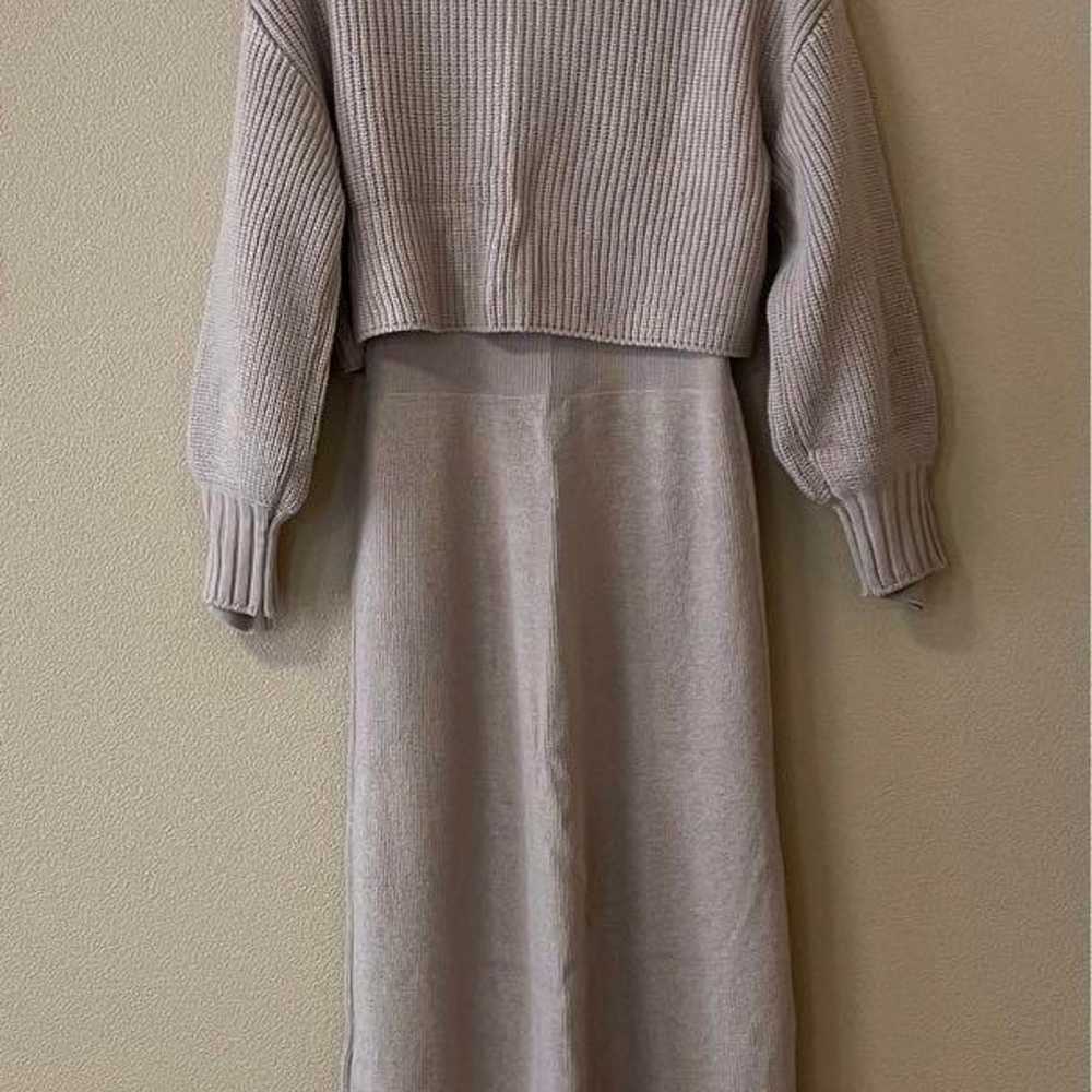 Osono Multi-Way Cardigan Set Dress in Mocha, Size… - image 3