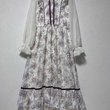 Axes Femme Frill Lace Ribbon Floral Dress