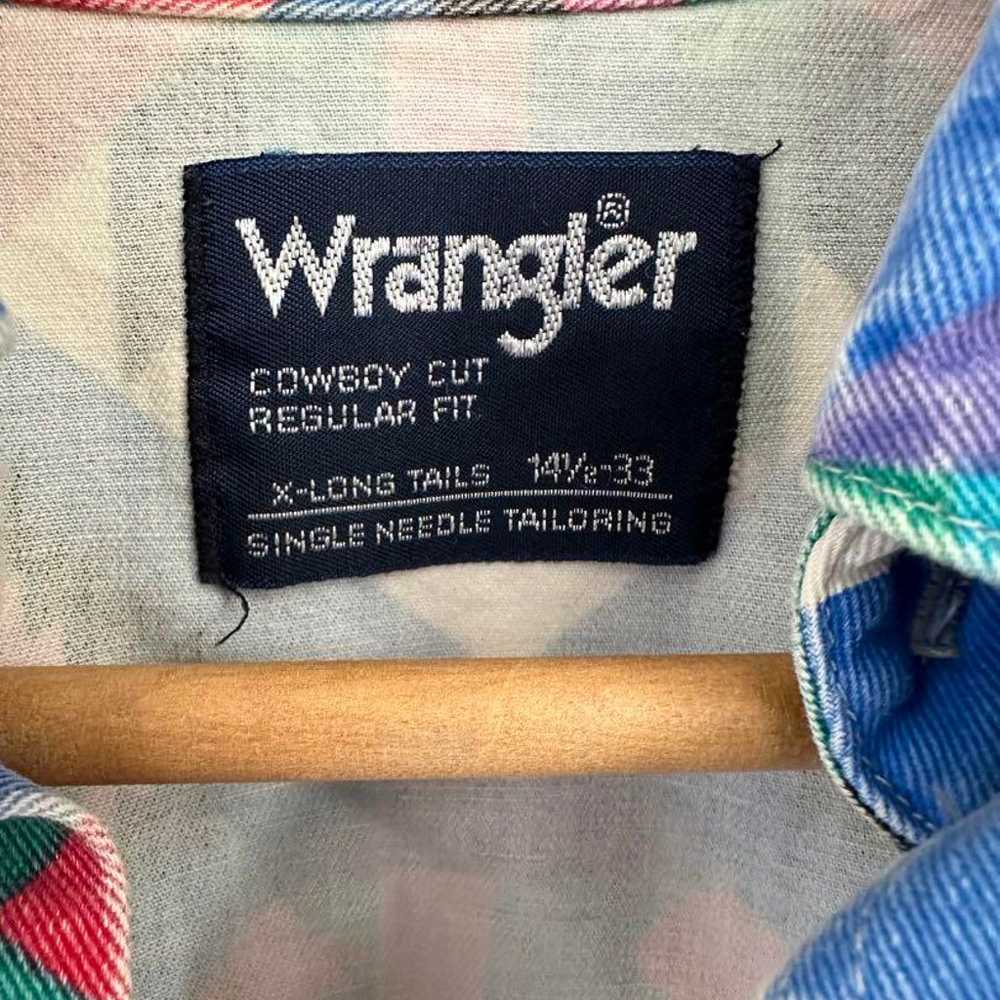 Vintage 70's 80's Wrangler Native Shirt - image 2