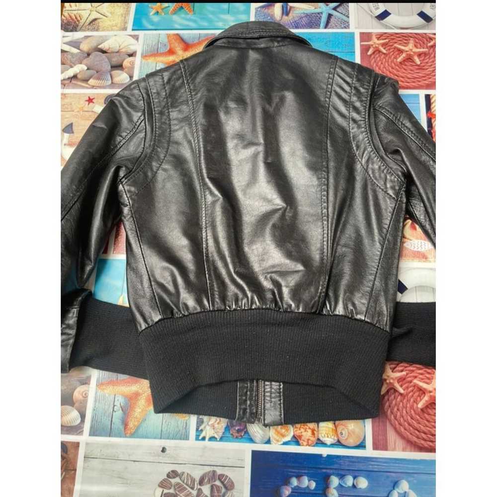 Denny Rose Leather biker jacket - image 2