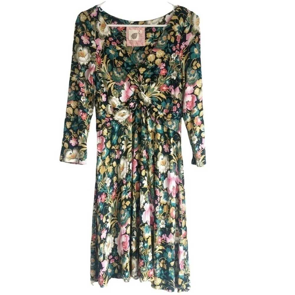 Anthropologie | Lilka floral dress size small - image 4