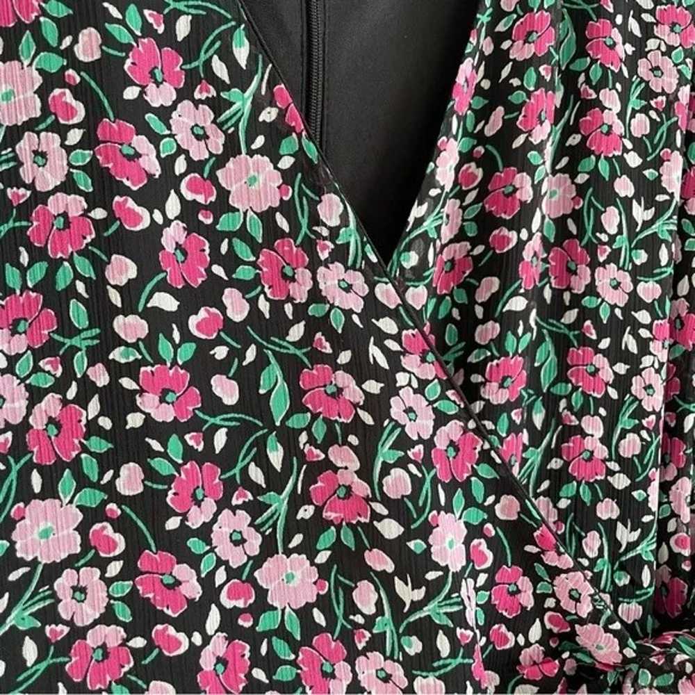 Karl Lagerfeld Paris Dress Womens 4 Floral Surpli… - image 5