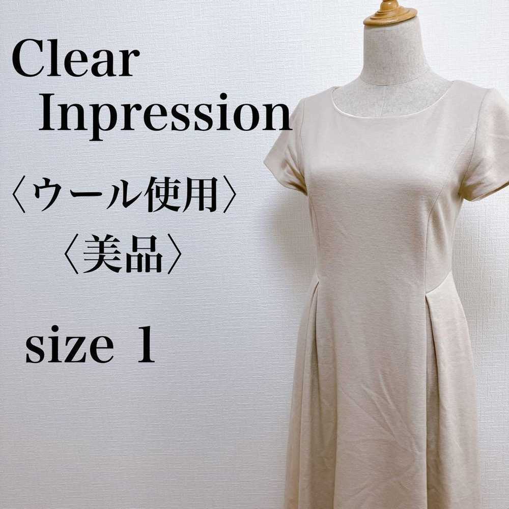 Clear Impression Wool One-Piece Dress - image 1