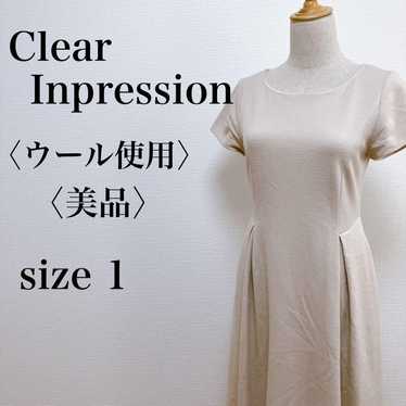 Clear Impression Wool One-Piece Dress - image 1