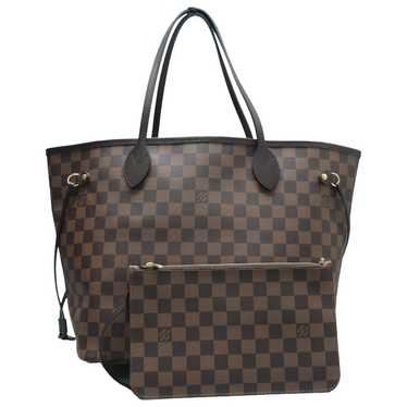 Louis Vuitton Neverfull leather handbag