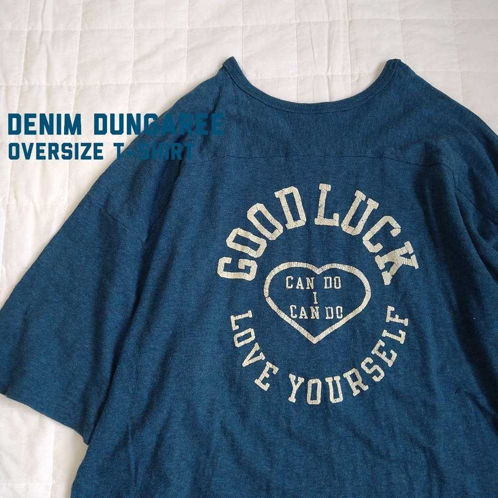 DENIM DUNGAREE Vintage Logo Oversized Top - image 5