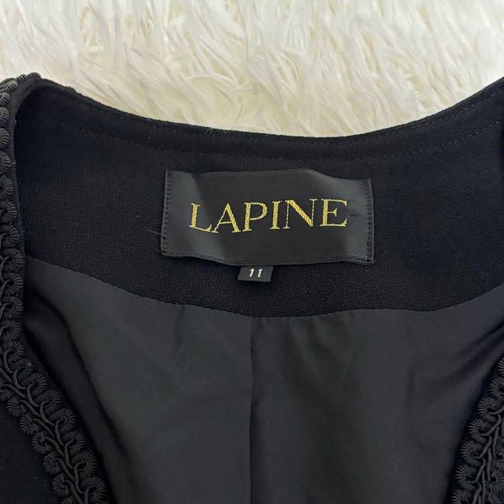 LAPINE Black Formal Set Up One-piece Dress Belt F… - image 3