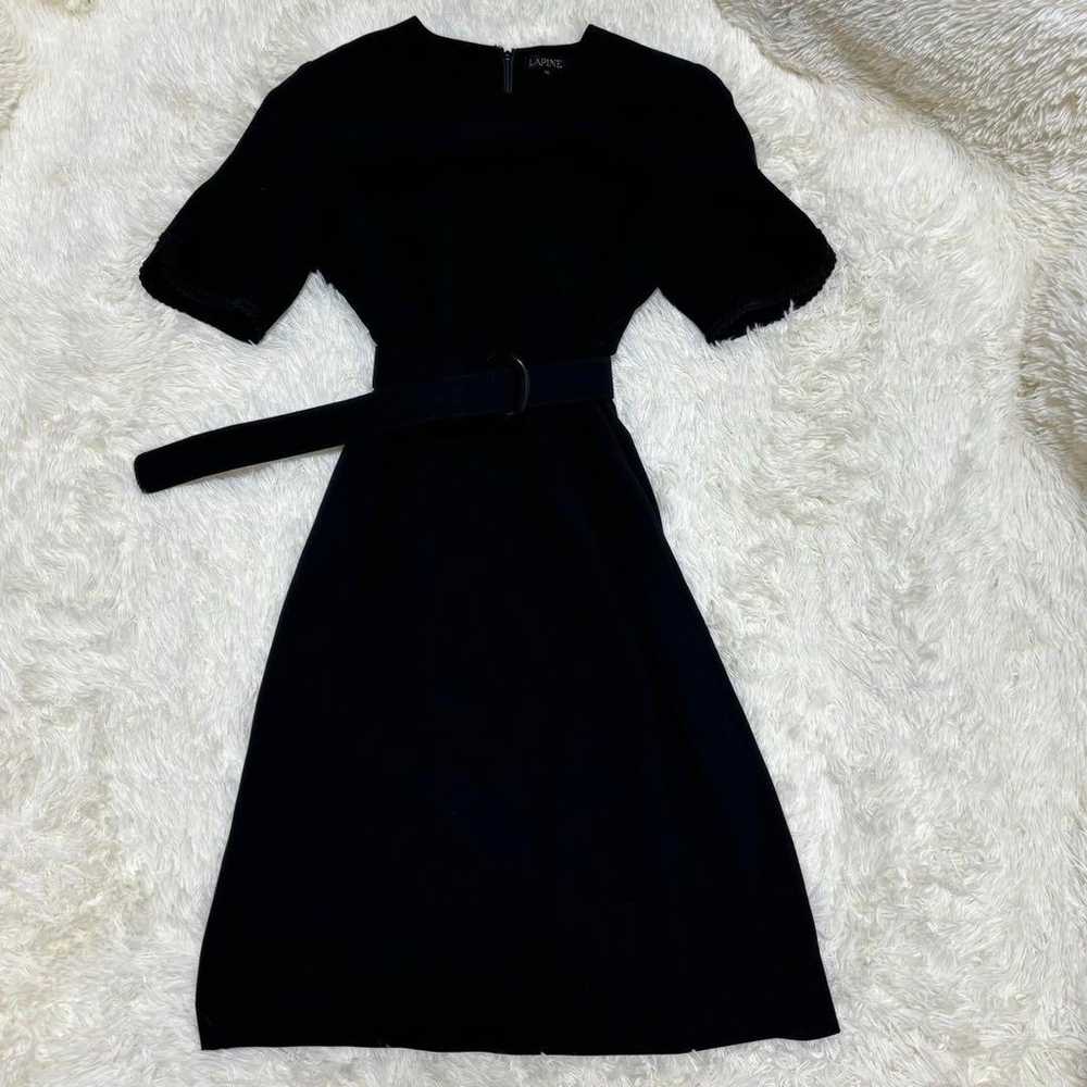 LAPINE Black Formal Set Up One-piece Dress Belt F… - image 9