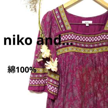 Niko and... Nico and Long One-piece Paisley, Made 