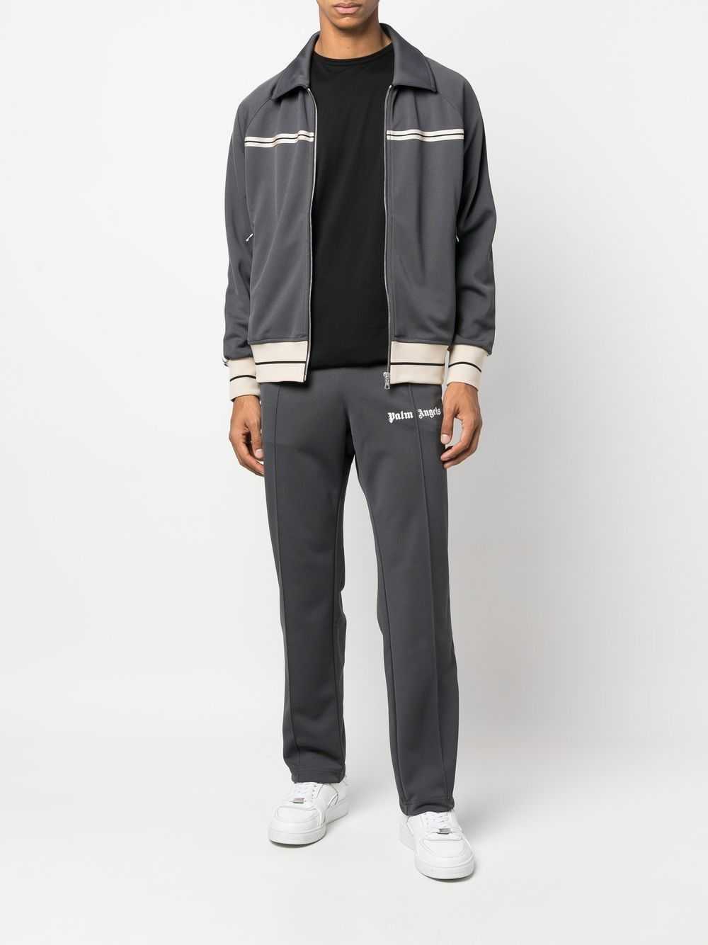 Palm Angels o1mle1124 Track Jacket in Dark Grey/O… - image 2