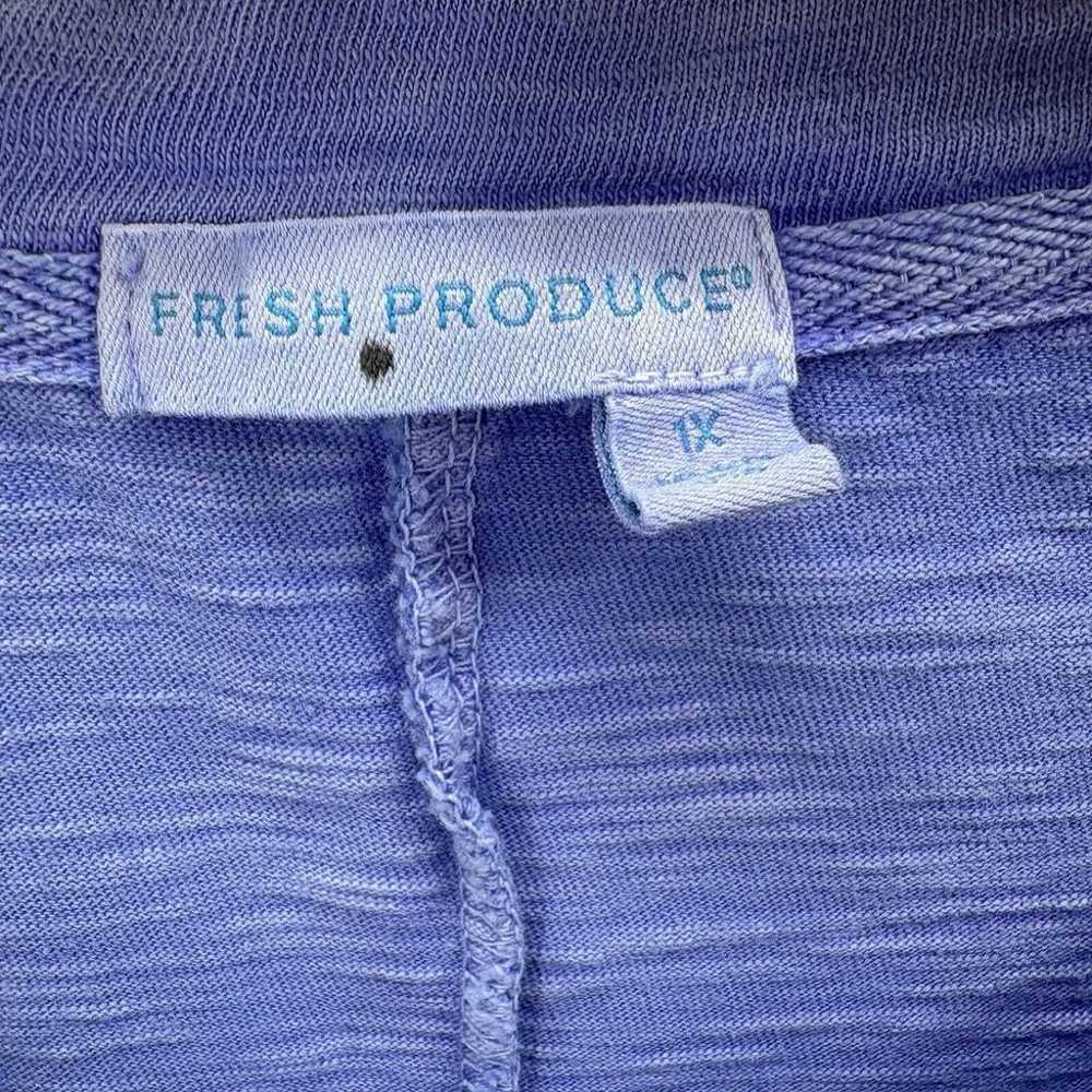 FRESH PRODUCE 1X Peri BLUE LORNA Jersey Swing Dre… - image 4