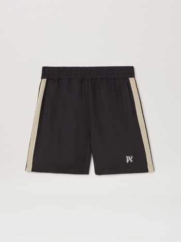 Palm Angels o1mle1124 Monogram Track Short in Blac