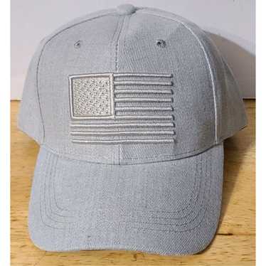 Vintage Patriotic Gray Adjustable Baseball Cap fo… - image 1