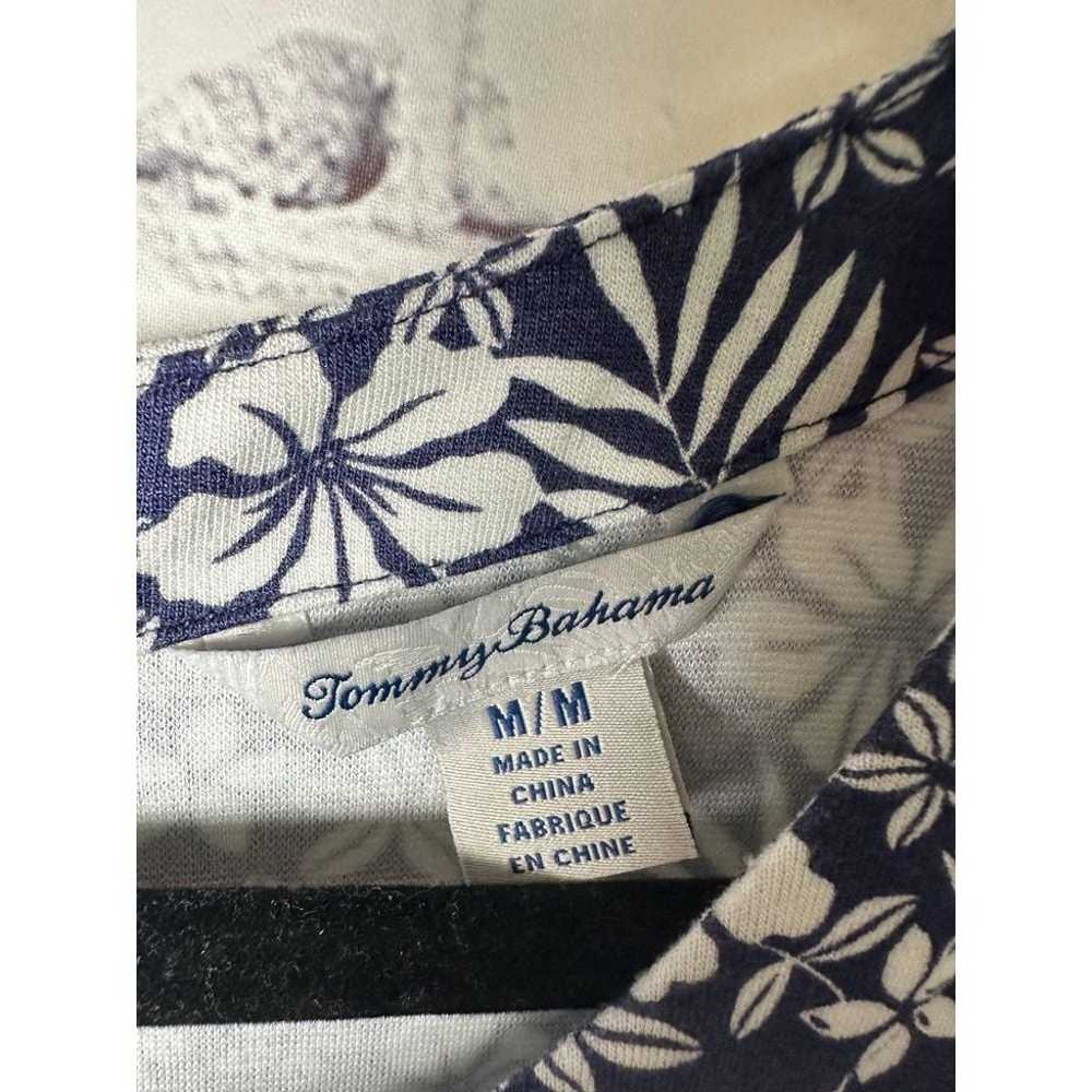 TOMMY BAHAMA LADIES BLUE/WHITE FLORAL SLEEVELESS … - image 2