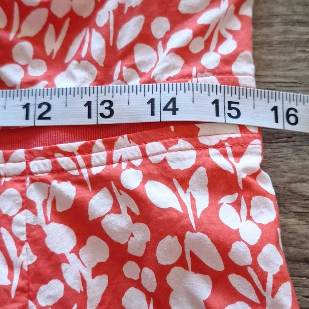 Boden dress women's size 8 Knee length red floral… - image 8