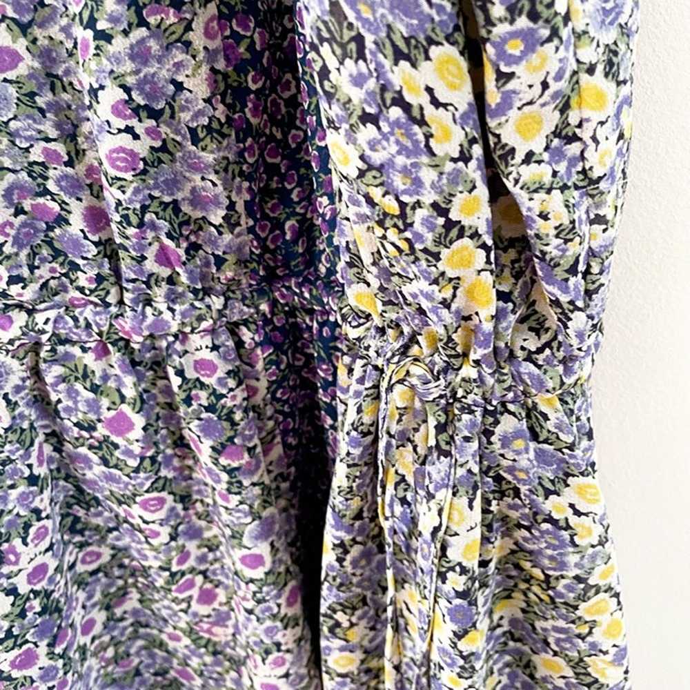 Joie Makana Floral Crepe Dress, Size Medium - image 5