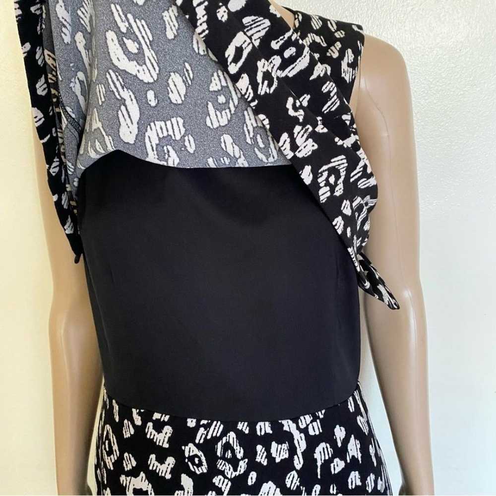 Banana Republic Black White Print Sleeveless Crep… - image 7