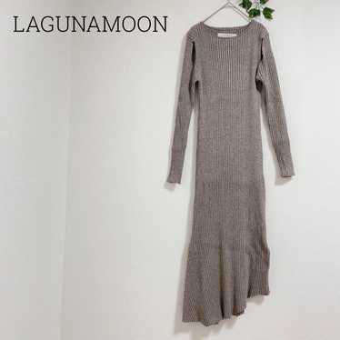 Ragna Moon Knit Rib Dress Tight Sailor Collar Bro… - image 1