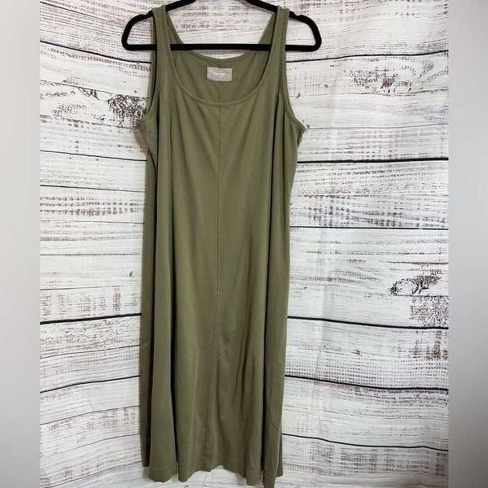 Everlane Dress Womens Size XL Cotton Army Green t… - image 2