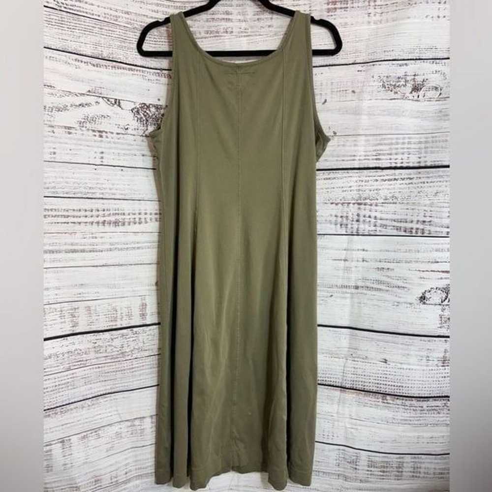 Everlane Dress Womens Size XL Cotton Army Green t… - image 3