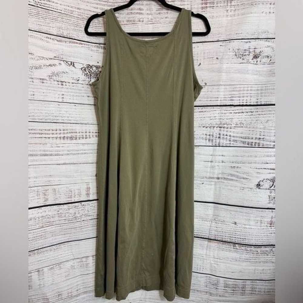 Everlane Dress Womens Size XL Cotton Army Green t… - image 4