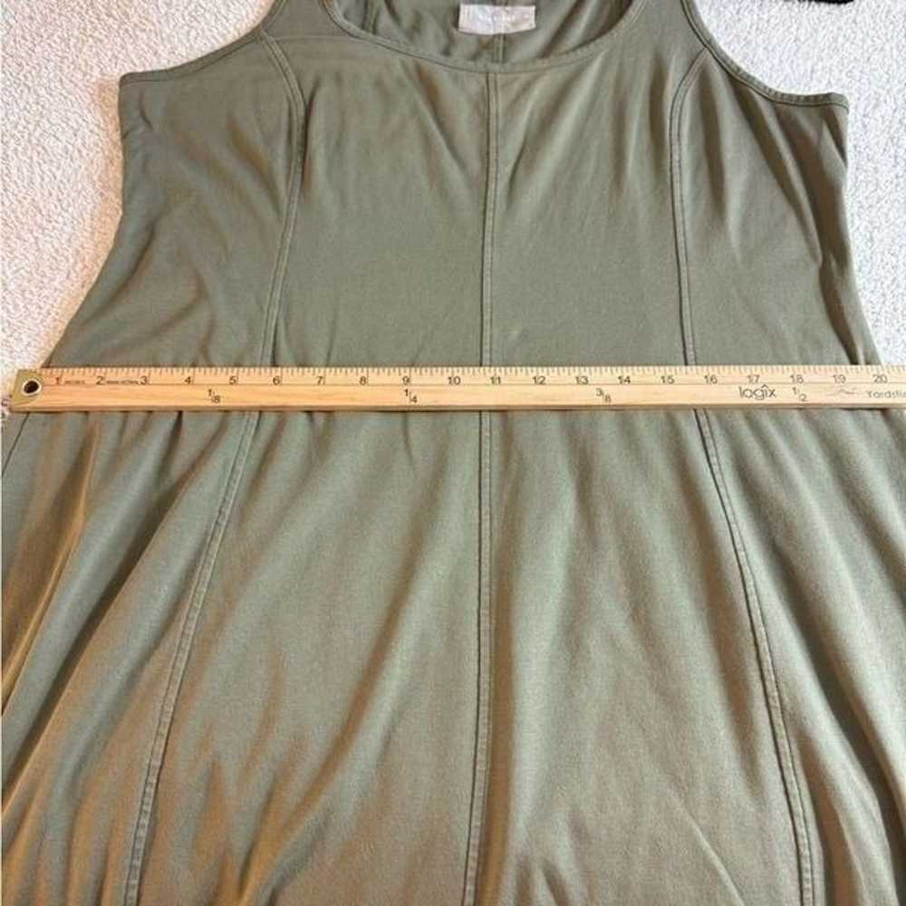 Everlane Dress Womens Size XL Cotton Army Green t… - image 8