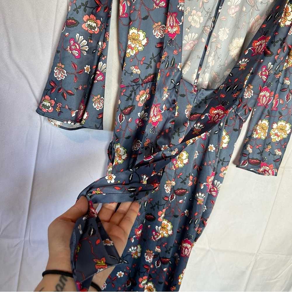 Victoria’s Secret Floral Print Satin Long Sleeve … - image 6