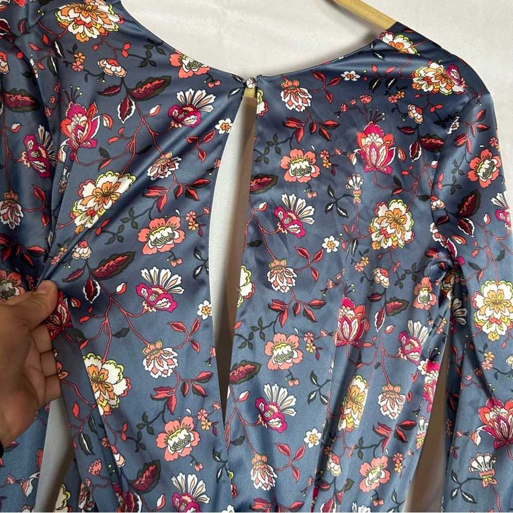 Victoria’s Secret Floral Print Satin Long Sleeve … - image 7