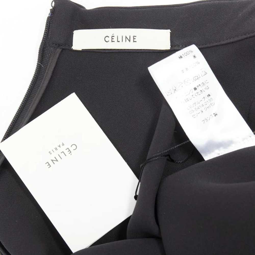 Celine Leather mid-length dress - image 8