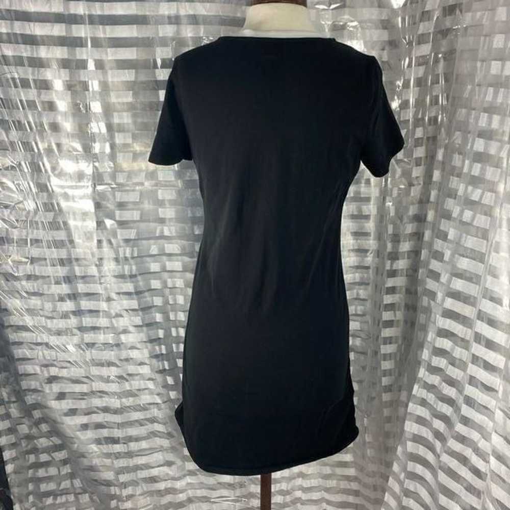 Calvin Klein Black/ White Logo Short Sleeve Dress - image 2